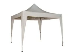 Bo Camp Partytent Opvouwbaar 3 X 3 Mtr. Lichtgrijs