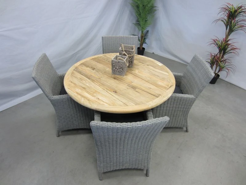 Te Velde Tuinmeubelen Amy Tuinstoel Met Malta Teak Tuintafel 2 Te Velde Tuinmeubelen Amy Tuinstoel Met Malta Teak Tuintafel - Afbeelding 2