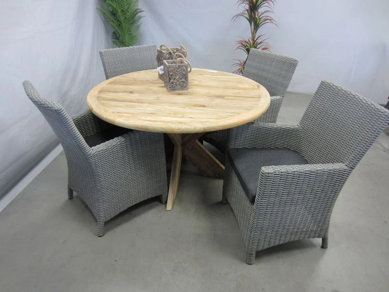 Te Velde Tuinmeubelen Amy Tuinstoel Met Malta Teak Tuintafel 3 Te Velde Tuinmeubelen Amy Tuinstoel Met Malta Teak Tuintafel - Afbeelding 3