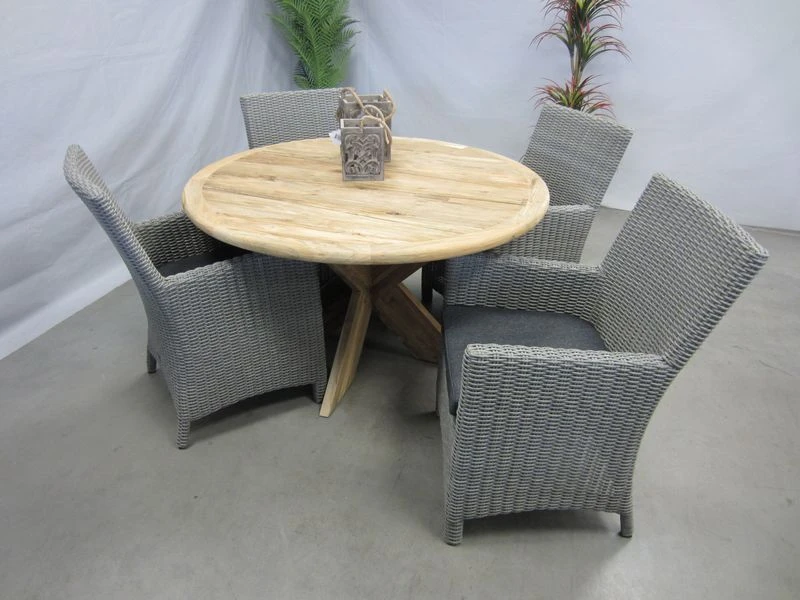 Te Velde Tuinmeubelen Amy Tuinstoel Met Malta Teak Tuintafel 4 Te Velde Tuinmeubelen Amy Tuinstoel Met Malta Teak Tuintafel - Afbeelding 4