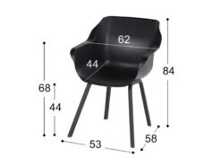 Hartman Tuinstoel Sophie Element Zwart -Tuin- En Buitenwinkels 15 1 hartman tuinstoel sophie element zwart 21680008