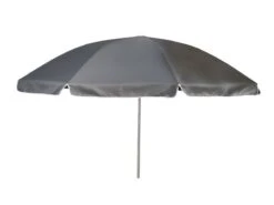 Bo-Camp Parasol Met Knikarm Ø 165 Cm Grijs