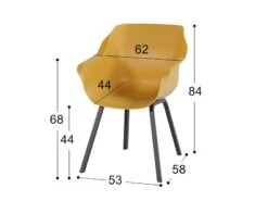 Hartman Tuinstoel Sophie Element Curry -Tuin- En Buitenwinkels 17 1 hartman tuinstoel sophie element curry 21680872