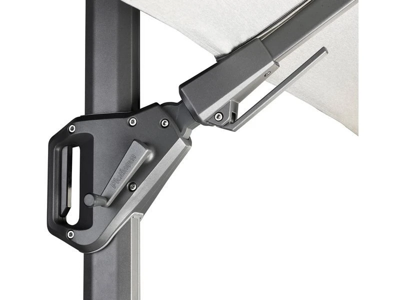 Platinum Zweefparasol Challenger T² Premium 3x3 Havanna 6 Platinum Zweefparasol Challenger T² Premium 3x3 Havanna - Afbeelding 6