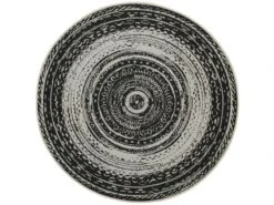 Garden Impressions Antique Carpet Buitenkleed Rond 160 Dark Grey
