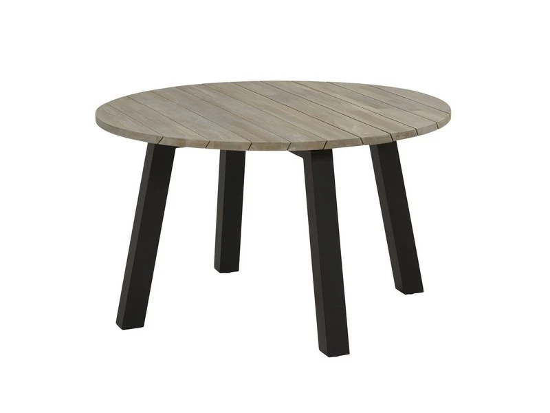 Taste By 4 Seasons Outdoor Derby Teak-tuintafel 130 Rond 1 Taste By 4 Seasons Outdoor Derby Teak-tuintafel 130 Rond