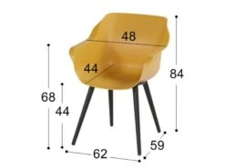 Hartman Tuinstoel Sophie Studio Curry -Tuin- En Buitenwinkels 23 1 hartman tuinstoel sophie studio curry 11681872