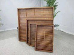 Te Velde Tuinmeubelen Dienblad Acaciahout Rechthoek Klein -Tuin- En Buitenwinkels 24 2 te velde tuinmeubelen dienblad acaciahout rechthoek klein dienblacarekl