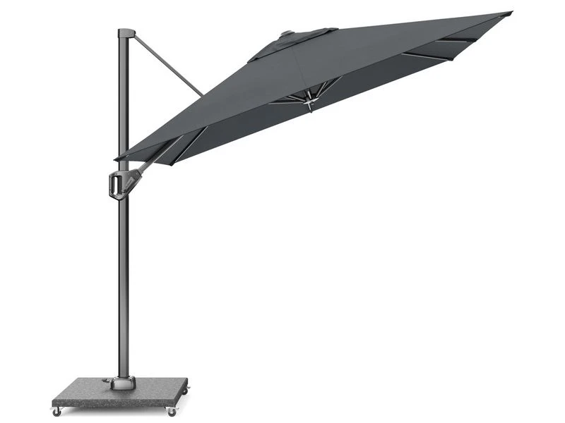 Platinum Zweefparasol Voyager T¹ 2,5 X 2,5 Antraciet 2 Platinum Zweefparasol Voyager T¹ 2,5 X 2,5 Antraciet - Afbeelding 2