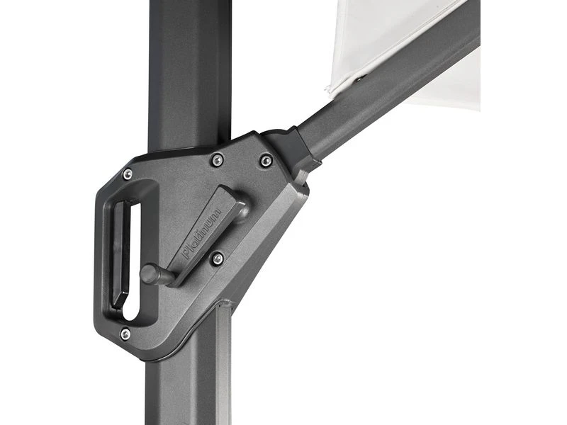 Platinum Zweefparasol Challenger T² 3x3 Antraciet 5 Platinum Zweefparasol Challenger T² 3x3 Antraciet - Afbeelding 5