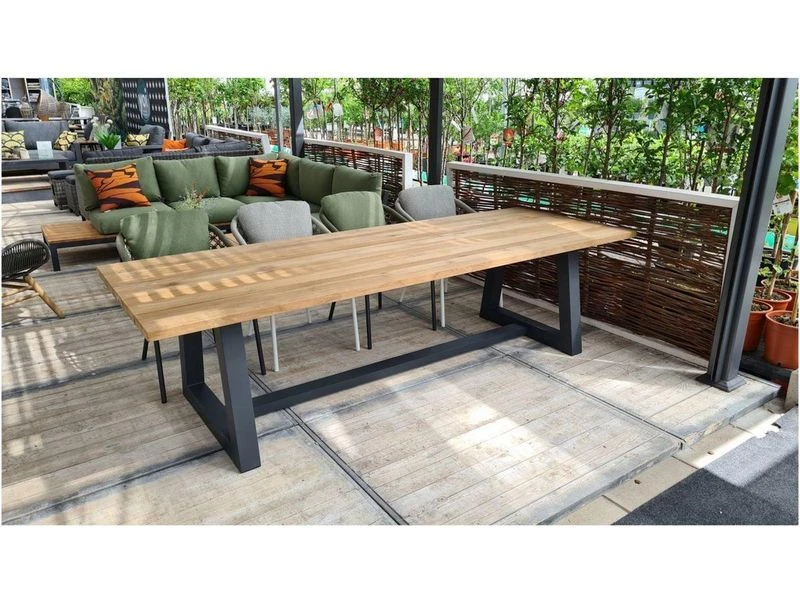 Suns Ovada Aluminium Teak Tuintafel 340 2 Suns Ovada Aluminium Teak Tuintafel 340 - Afbeelding 2