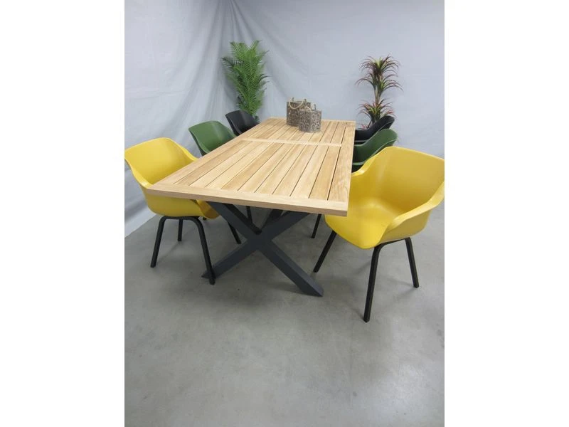 Hartman Tuinset Sophie Element Kleur Met Kruispoot Teaktafel 240 1 Hartman Tuinset Sophie Element Kleur Met Kruispoot Teaktafel 240