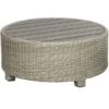 Beach7 Birdwood Footstool Tafel Rond Cloudy Grey