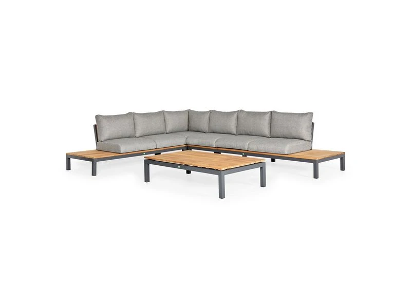 Suns Memphis Platform Teak Lounge Set XL Rechts 4 Suns Memphis Platform Teak Lounge Set XL Rechts - Afbeelding 4
