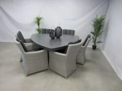 Te Velde Tuinmeubelen Tuinset Alonzo Met Mojito Driehoek Tafel