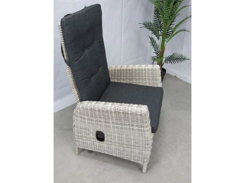 Te Velde Tuinmeubelen Ross Gasveer Verstelbare Tuinstoel Misty Grey 2 Te Velde Tuinmeubelen Ross Gasveer Verstelbare Tuinstoel Misty Grey - Afbeelding 2