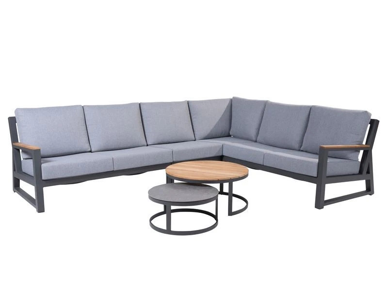 Taste By 4so Gigi Hoekloungeset Groot Met Stonic Tafel 2 Taste By 4so Gigi Hoekloungeset Groot Met Stonic Tafel - Afbeelding 2