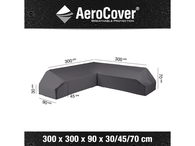 Platinum AeroCover Loungesethoes Platformset L-vorm 300 1 Platinum AeroCover Loungesethoes Platformset L-vorm 300