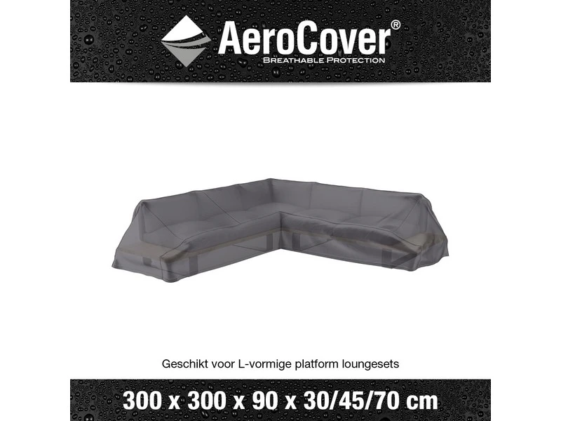 Platinum AeroCover Loungesethoes Platformset L-vorm 300 2 Platinum AeroCover Loungesethoes Platformset L-vorm 300 - Afbeelding 2