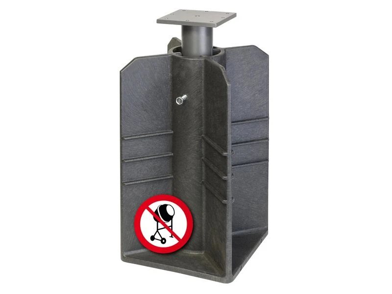 Platinum Parasolvoet Ingraafbaar 3 Platinum Parasolvoet Ingraafbaar - Afbeelding 3