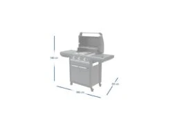 Campingaz Gasbarbecue Buitenkeuken 3 Series Premium S -Tuin- En Buitenwinkels 98 4 campingaz gasbarbecue buitenkeuken 3 series premium s 2000037280
