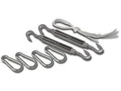 Eurotrail Schaduwdoek Montage Set Vierkant