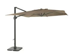 Garden Impressions Zweefparasol Hawaii 3 X 3 Mtr Taupe