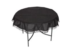 Lesli Tafelkleed Rond 130 Cm -Tuin- En Buitenwinkels lesli tafelkleed rond 130 antraciet 46522