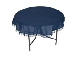 Lesli Tafelkleed Rond 160 Cm -Tuin- En Buitenwinkels lesli tafelkleed rond 160 blauw 46525