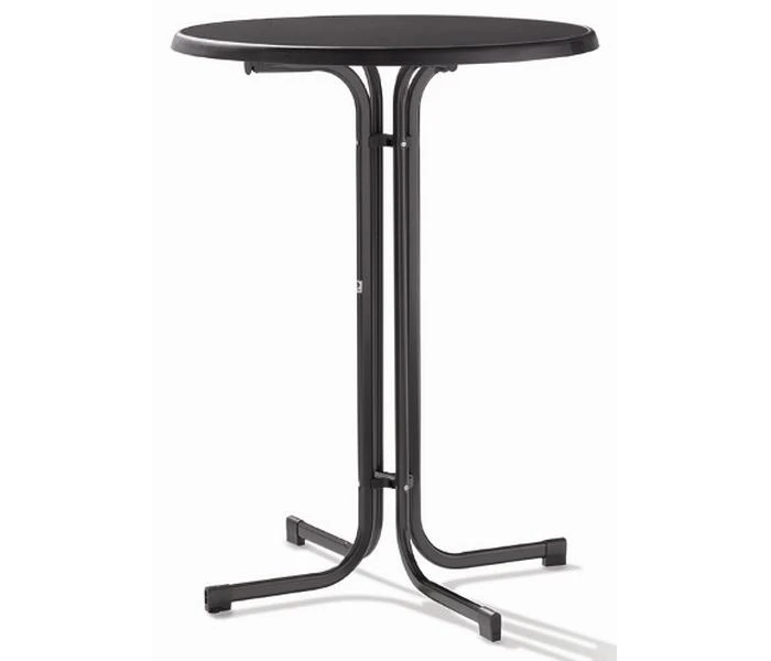 Sieger Sta-tafel Ø 70 Cm. D.grijs Leisteen Decor. 1 Sieger Sta-tafel Ø 70 Cm. D.grijs Leisteen Decor.